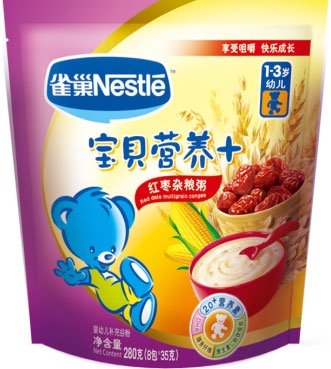 雀巢婴儿米粉系列之杂粮粥喜获双重肯定